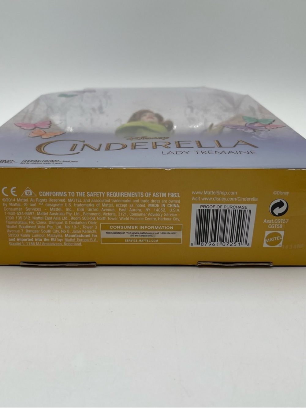 2014 Disney Mattel Cinderella Live Action Movie Lady Tremaine Barbie Doll NRFB - Picture 5 of 7